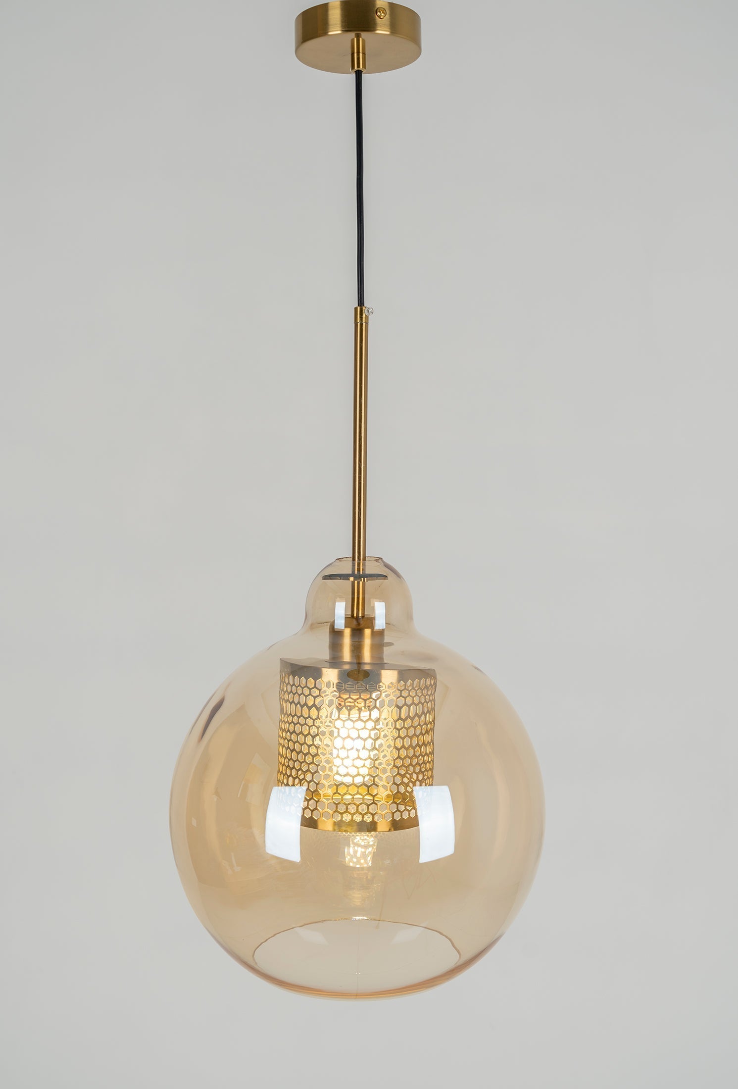 Lustra Pendant Lamp Chiswick Glass for Living Room-Neutral Decor