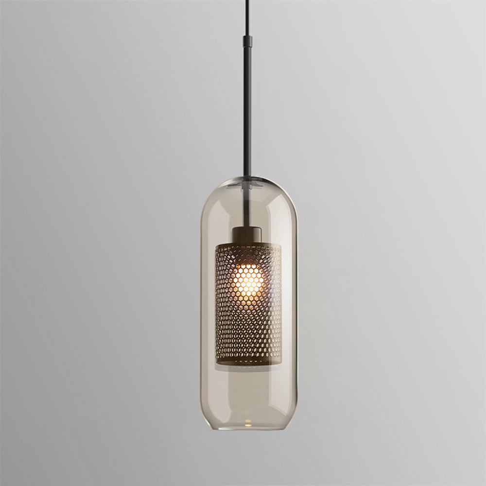 Lustra Pendant Lamp Chiswick Glass for Living Room-Neutral Decor