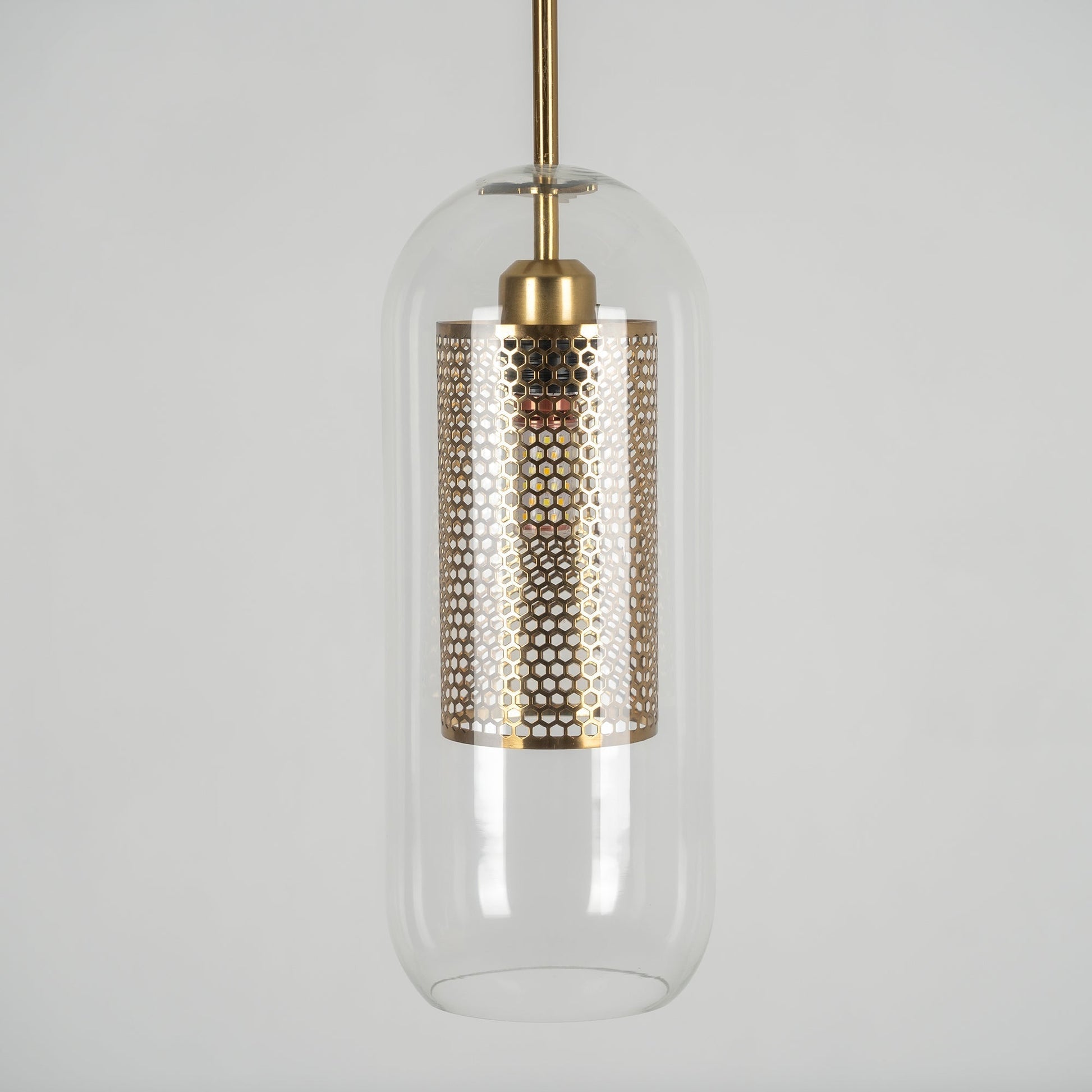Lustra Pendant Lamp Chiswick Glass for Living Room-Neutral Decor