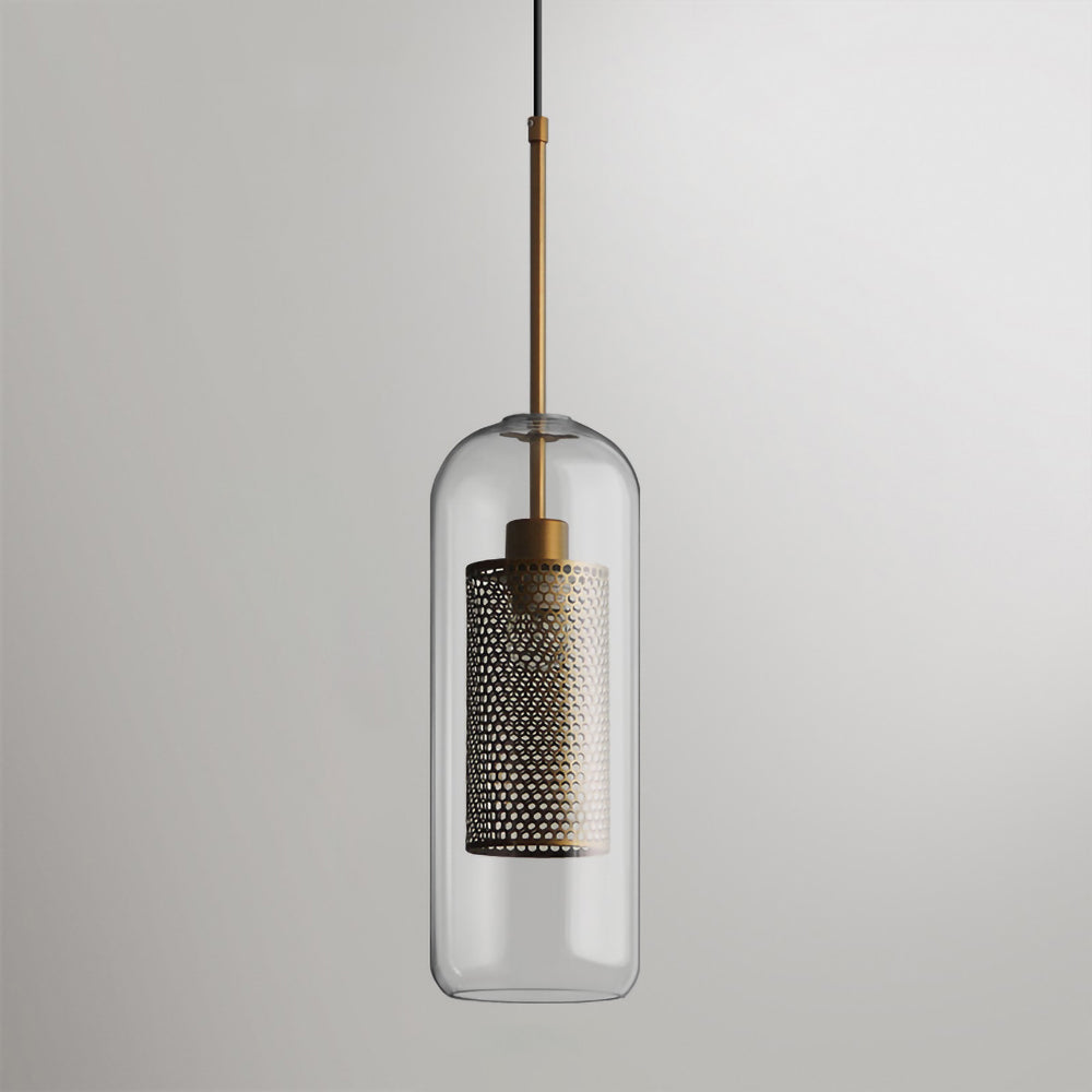 Lustra Pendant Lamp Chiswick Glass for Living Room-Neutral Decor