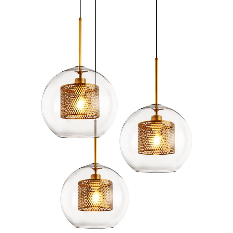 Lustra Pendant Lamp Chiswick Glass for Living Room-Neutral Decor