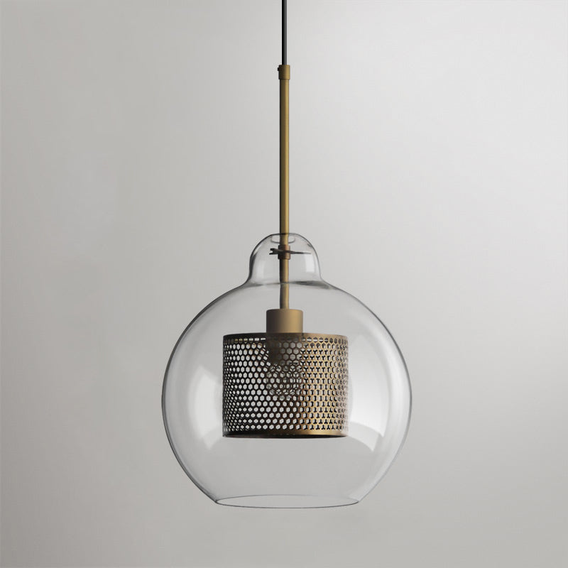 Lustra Pendant Lamp Chiswick Glass for Living Room-Neutral Decor