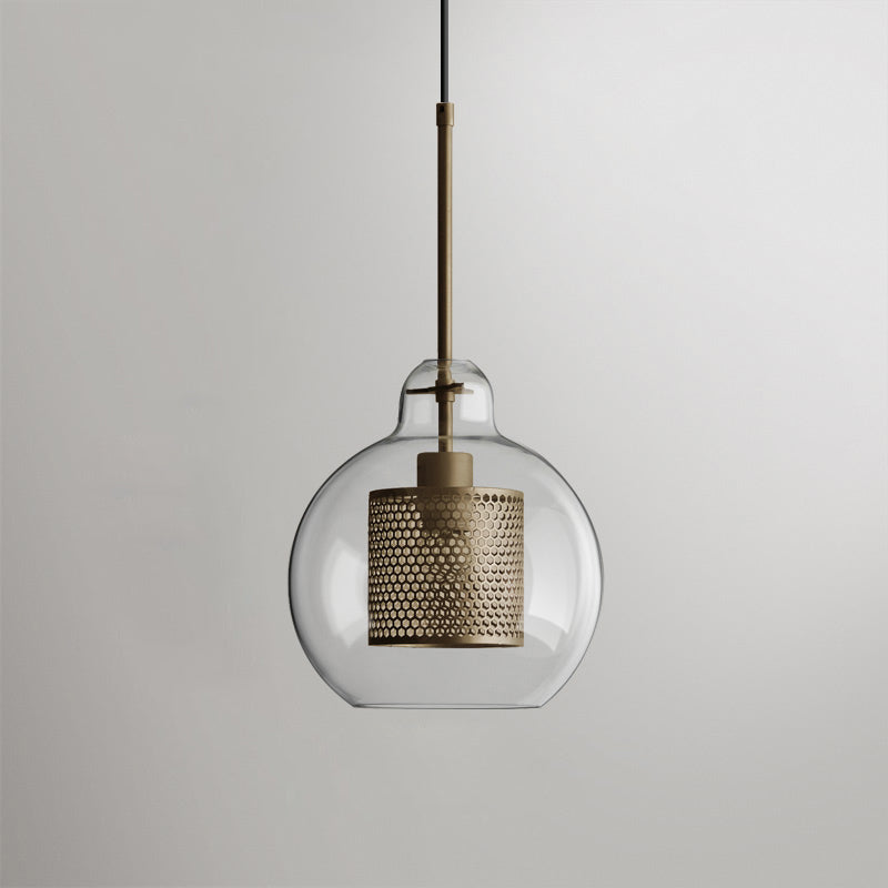 Lustra Pendant Lamp Chiswick Glass for Living Room-Neutral Decor