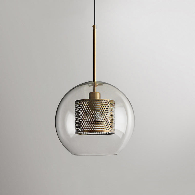 Lustra Pendant Lamp Chiswick Glass for Living Room-Neutral Decor