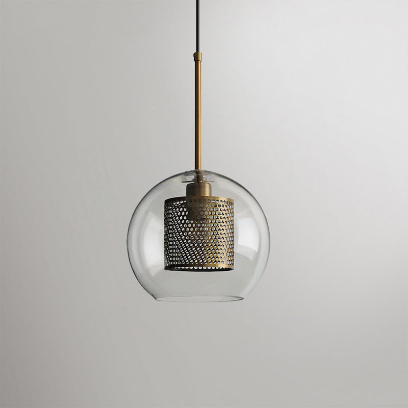 Lustra Pendant Lamp Chiswick Glass for Living Room-Neutral Decor