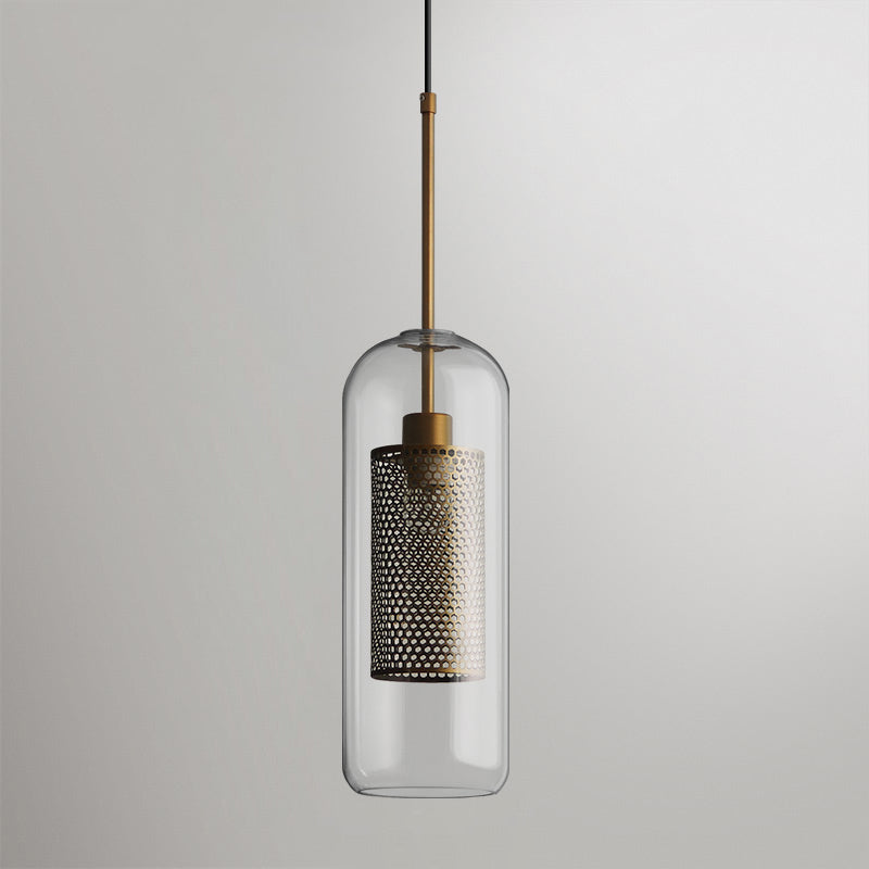 Lustra Pendant Lamp Chiswick Glass for Living Room-Neutral Decor