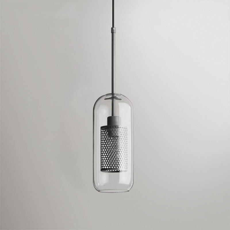 Lustra Pendant Lamp Chiswick Glass for Living Room-Neutral Decor