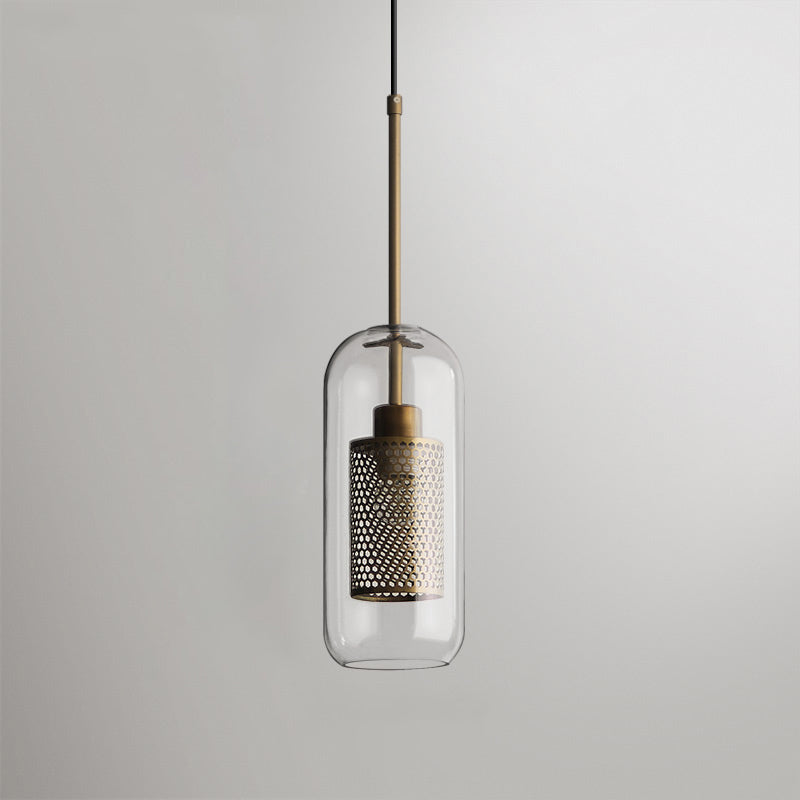 Lustra Pendant Lamp Chiswick Glass for Living Room-Neutral Decor