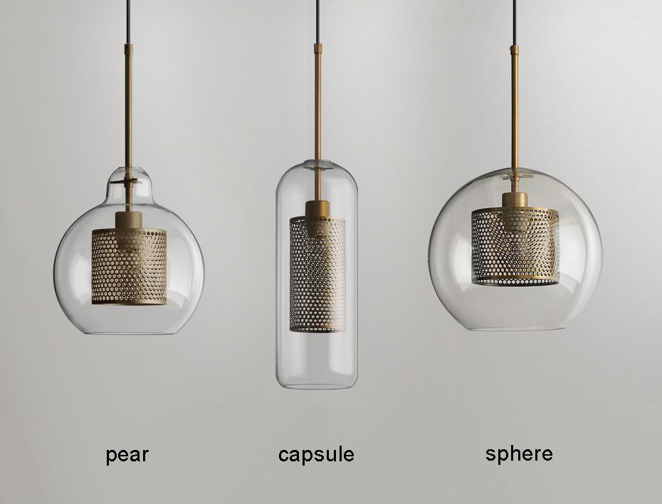 Lustra Pendant Lamp Chiswick Glass for Living Room-Neutral Decor