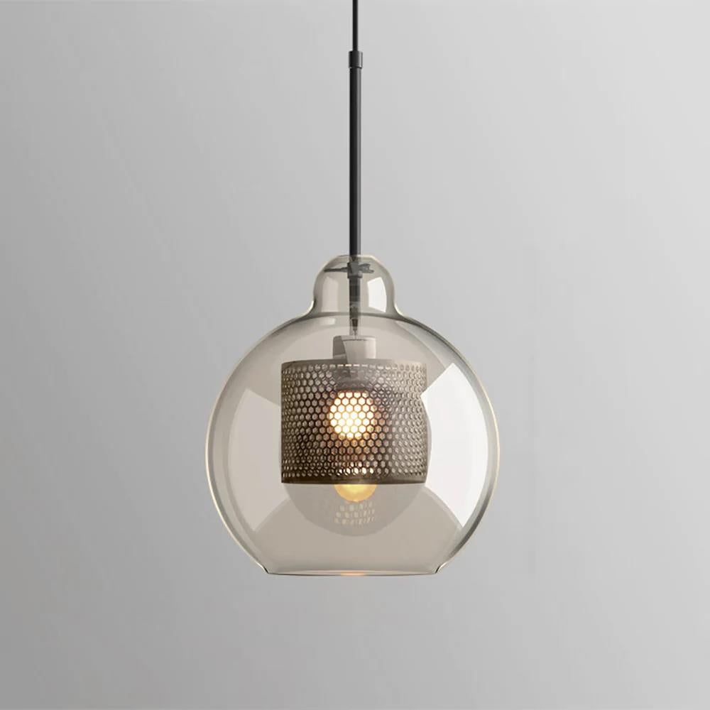 Lustra Pendant Lamp Chiswick Glass for Living Room-Neutral Decor