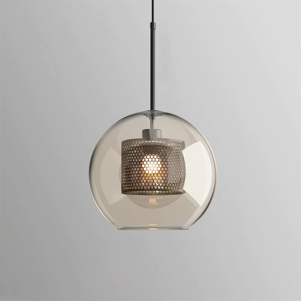 Lustra Pendant Lamp Chiswick Glass for Living Room-Neutral Decor