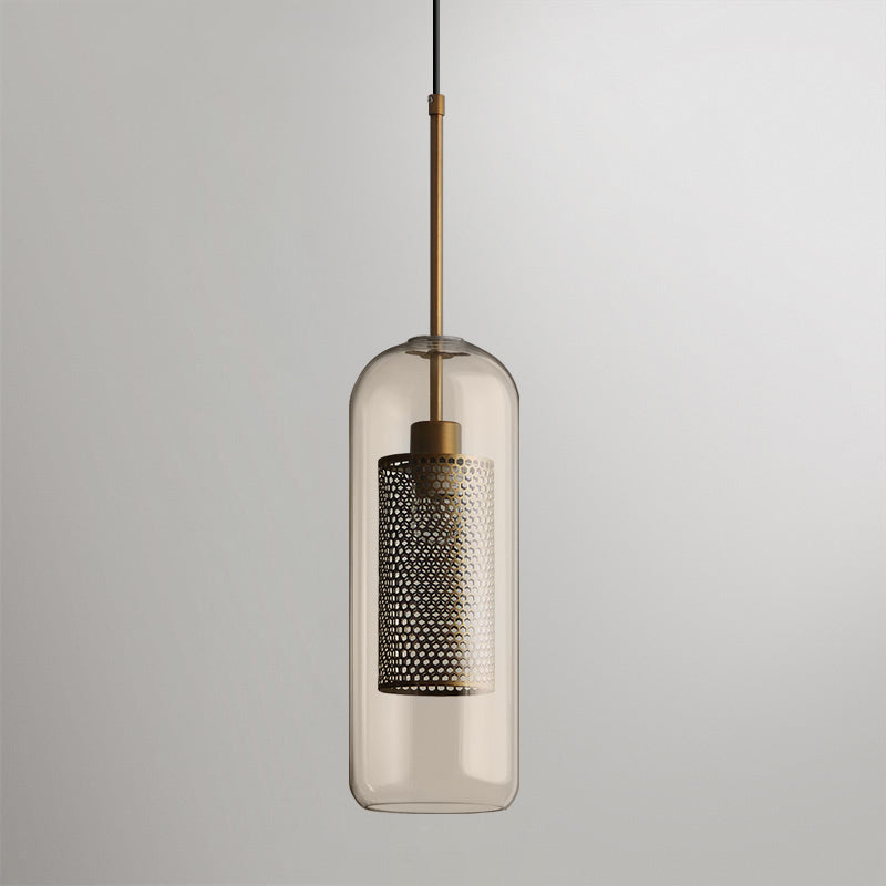Lustra Pendant Lamp Chiswick Glass for Living Room-Neutral Decor