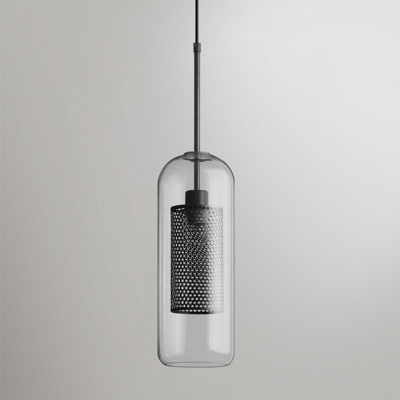Lustra Pendant Lamp Chiswick Glass for Living Room-Neutral Decor