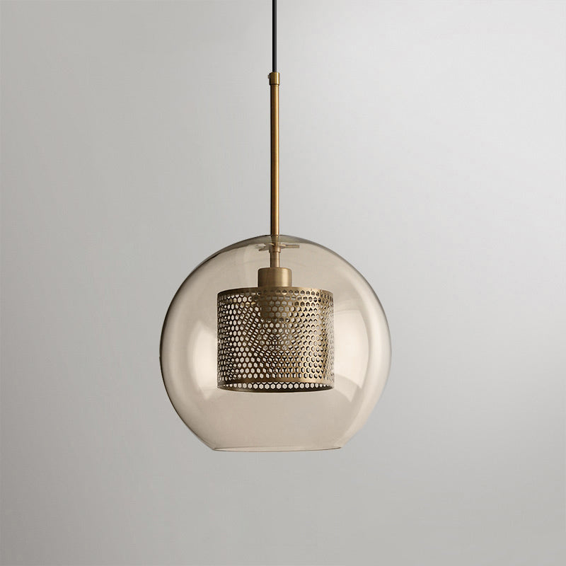 Lustra Pendant Lamp Chiswick Glass for Living Room-Neutral Decor