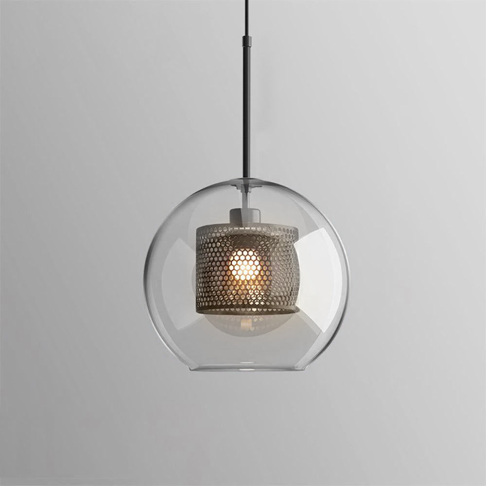 Lustra Pendant Lamp Chiswick Glass for Living Room-Neutral Decor