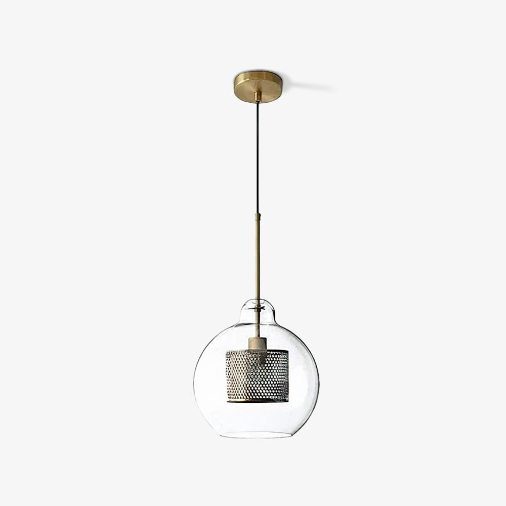 Lustra Pendant Lamp Chiswick Glass for Living Room-Neutral Decor