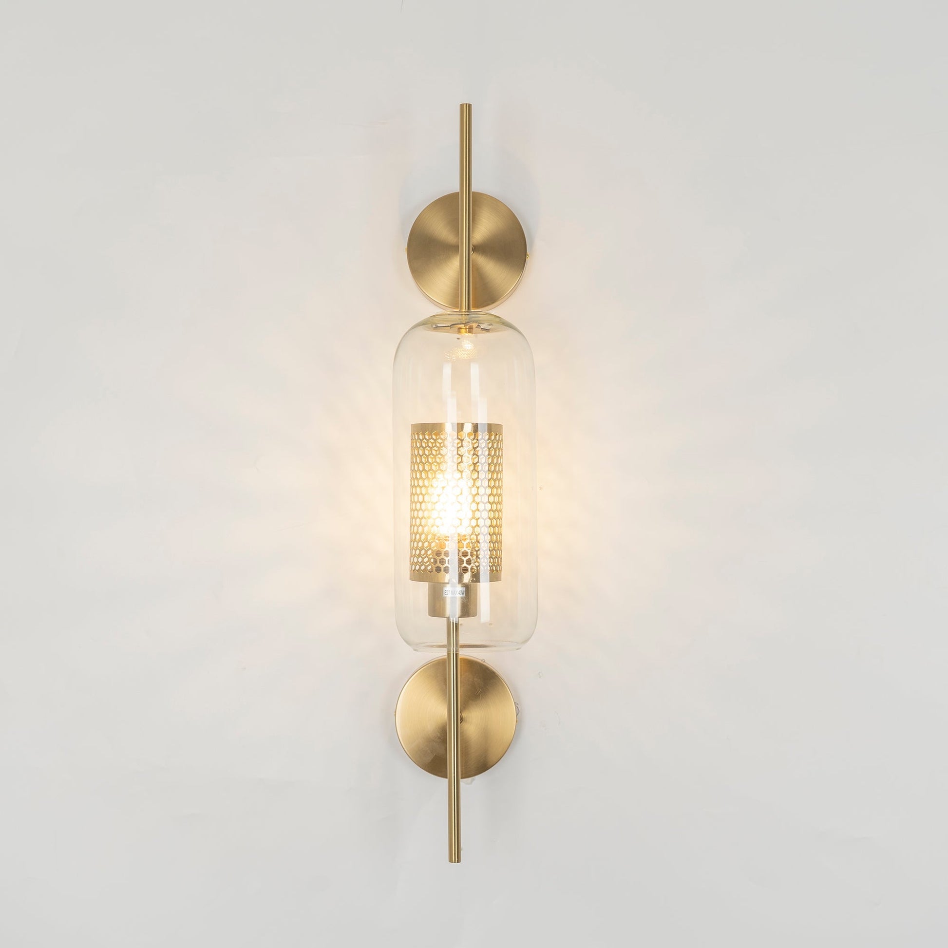 Peta Premium Nordic Art Glass Wall Light-Neutral Decor