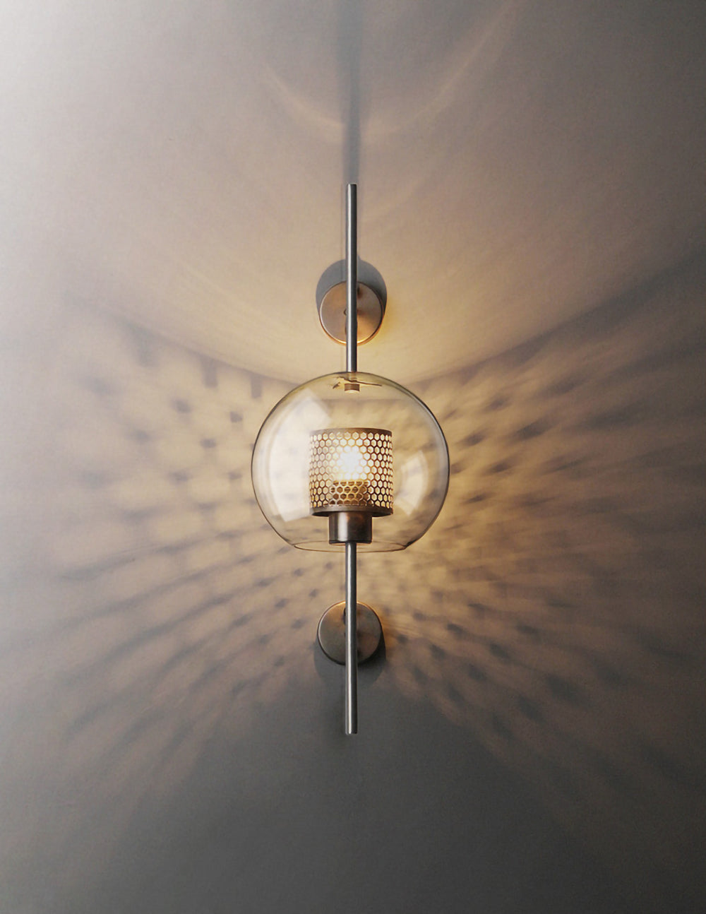 Peta Premium Nordic Art Glass Wall Light-Neutral Decor