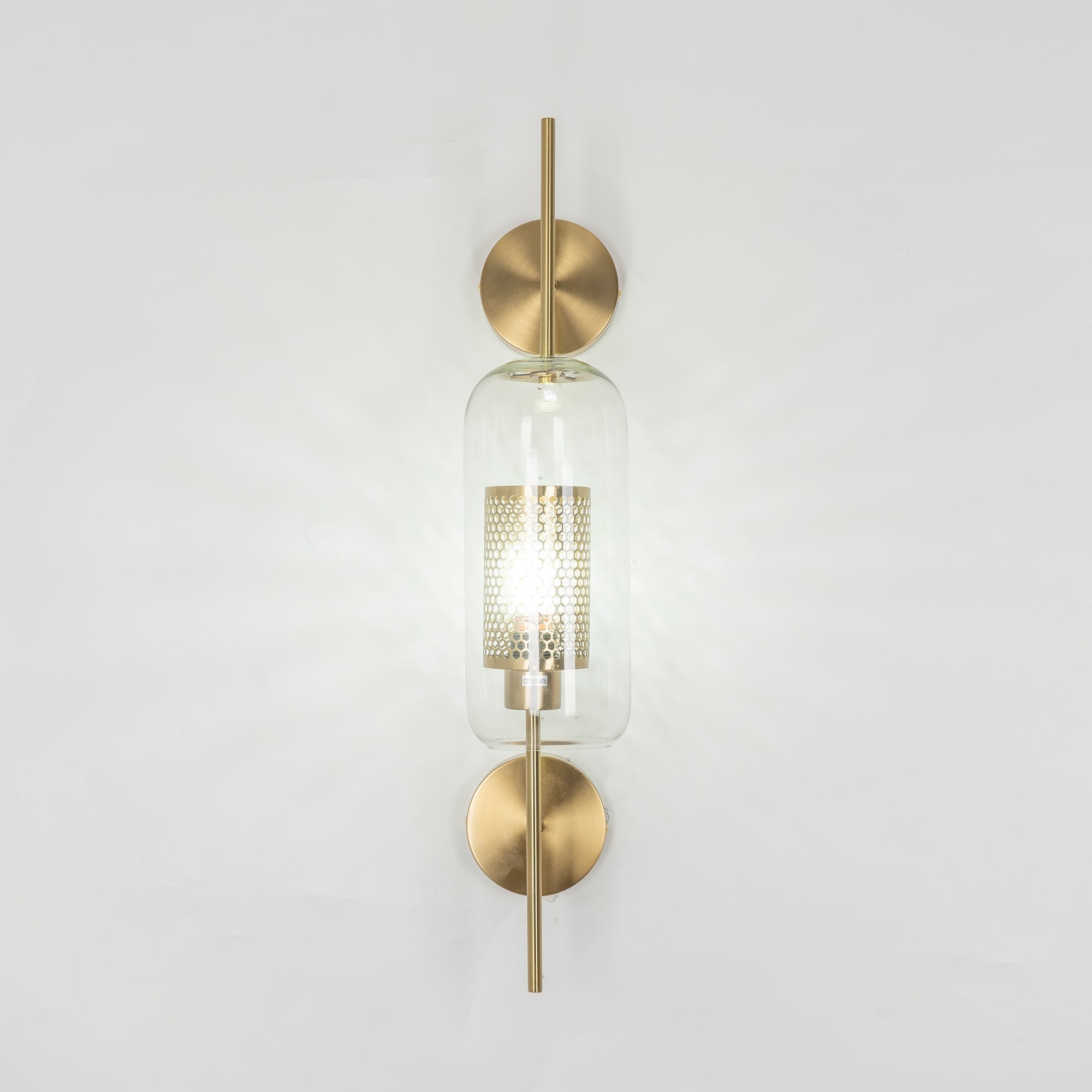 Peta Premium Nordic Art Glass Wall Light-Neutral Decor