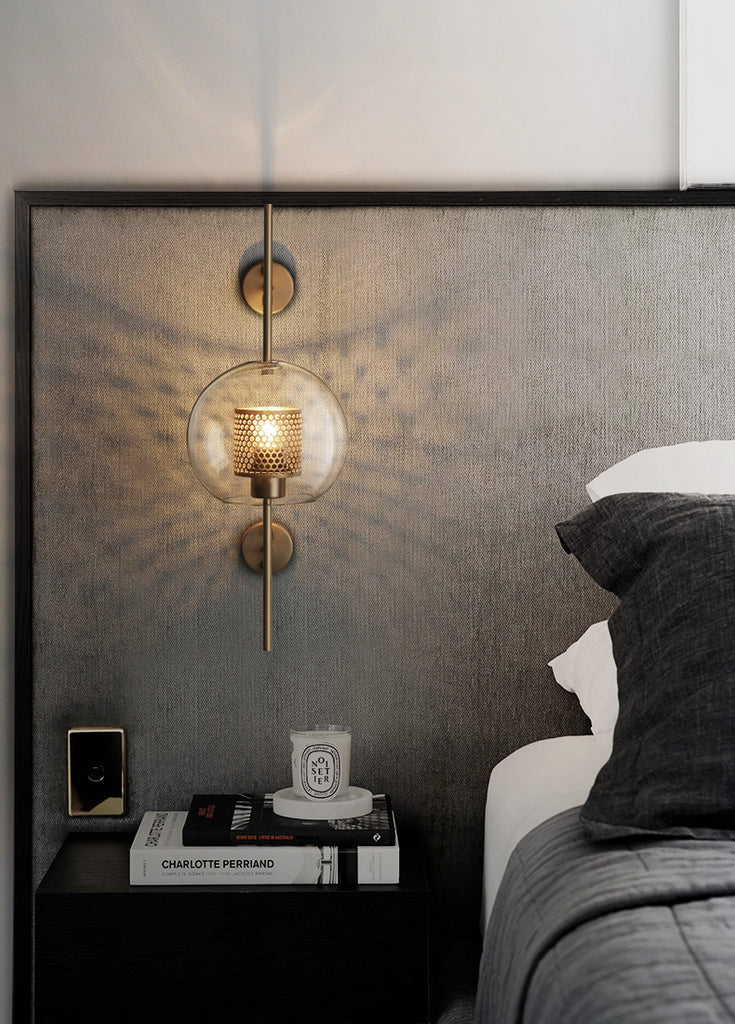 Peta Premium Nordic Art Glass Wall Light-Neutral Decor