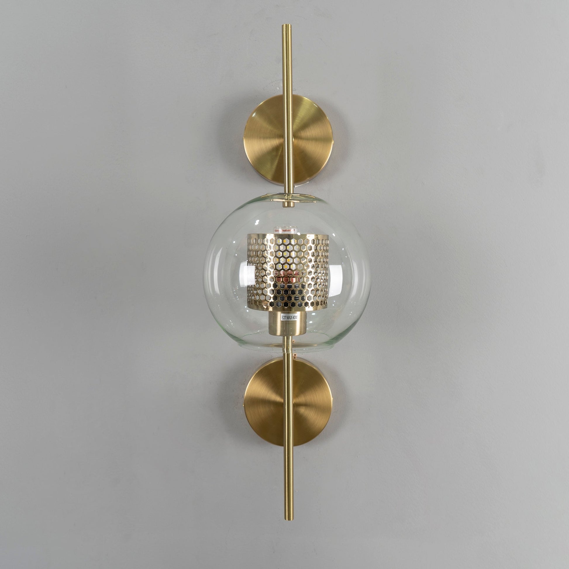 Peta Premium Nordic Art Glass Wall Light-Neutral Decor