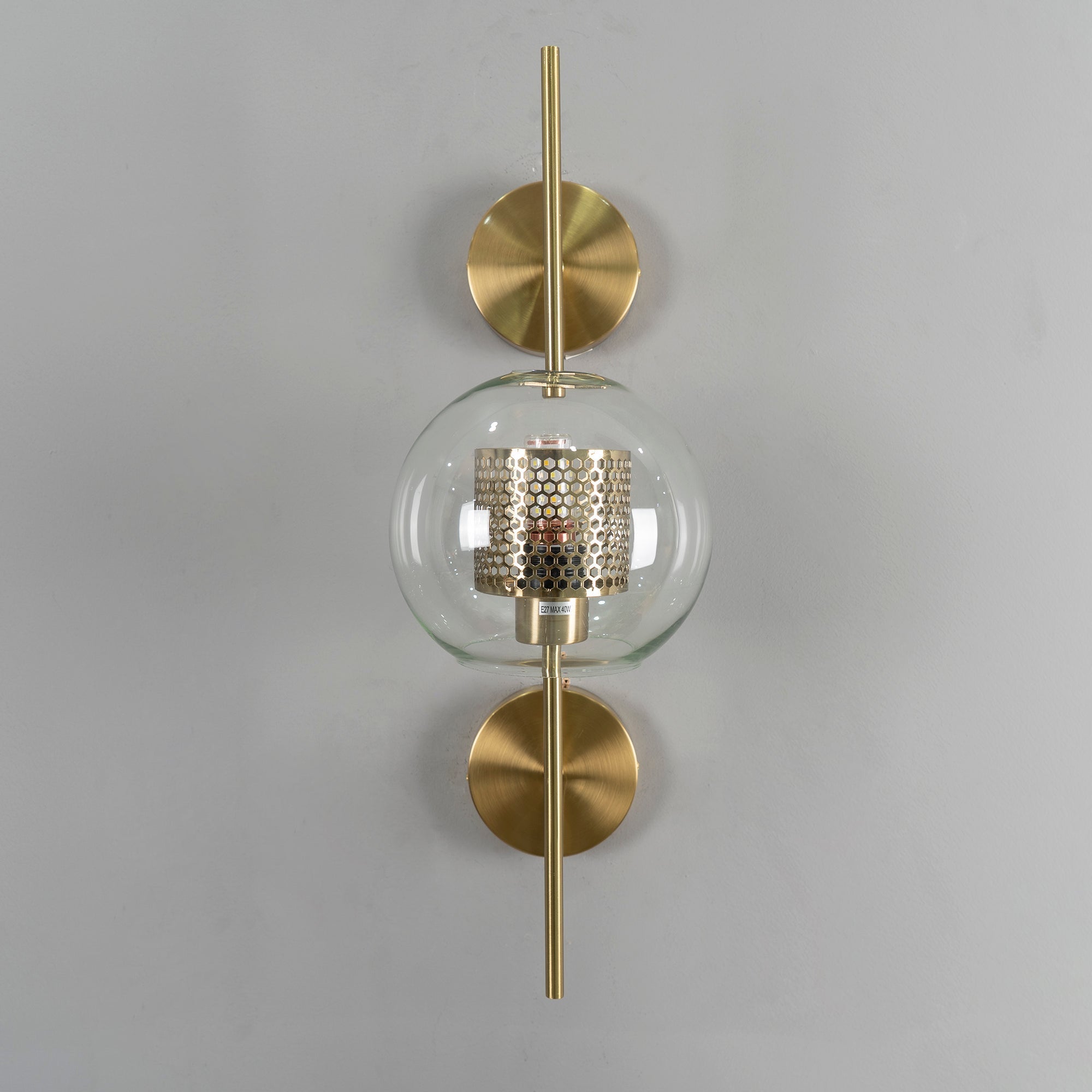 Peta Premium Nordic Art Glass Wall Light-Neutral Decor
