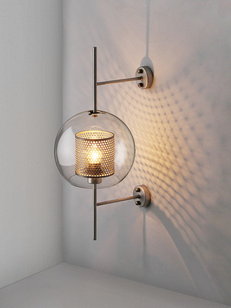 Peta Premium Nordic Art Glass Wall Light-Neutral Decor