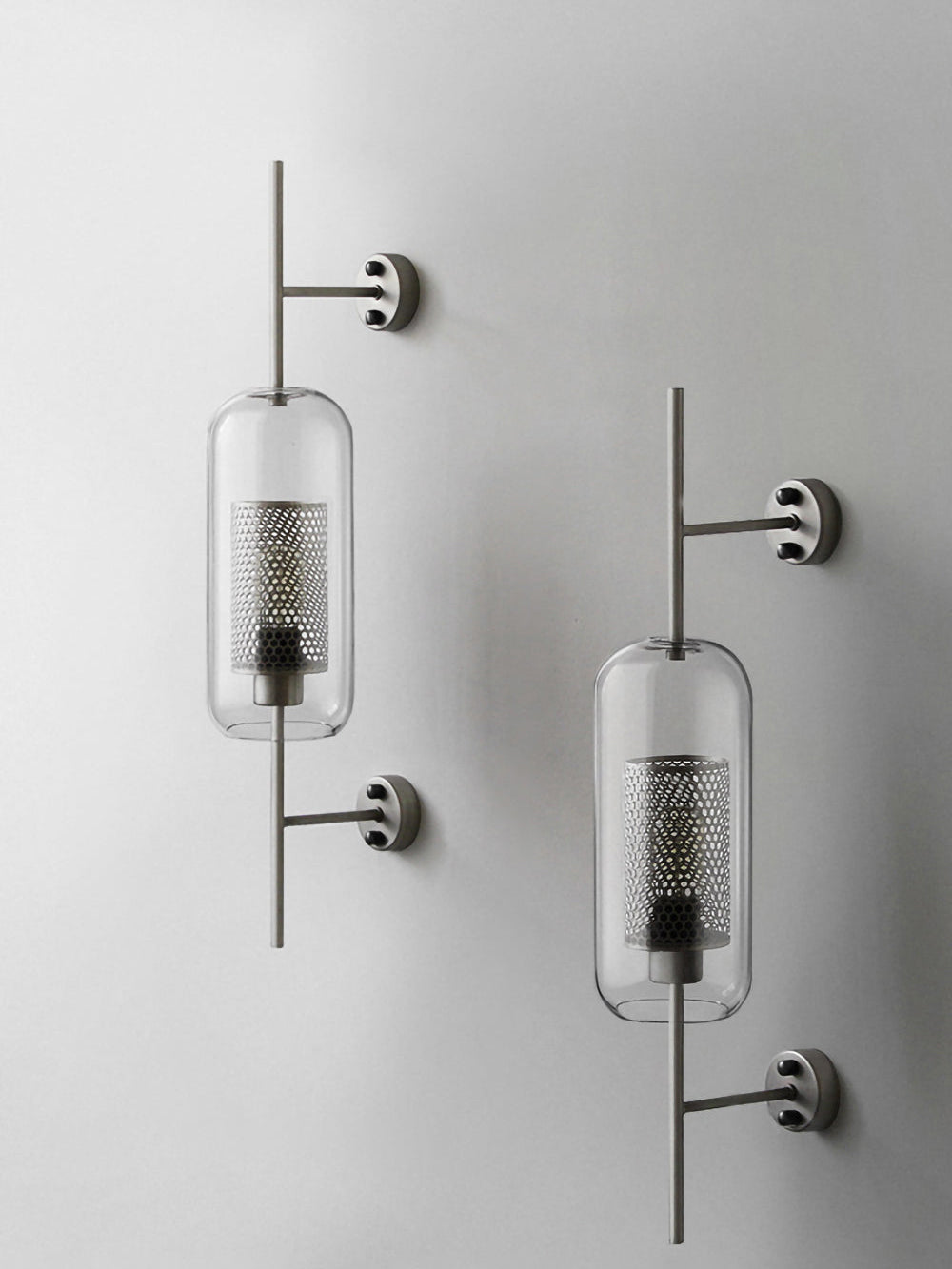 Peta Premium Nordic Art Glass Wall Light-Neutral Decor