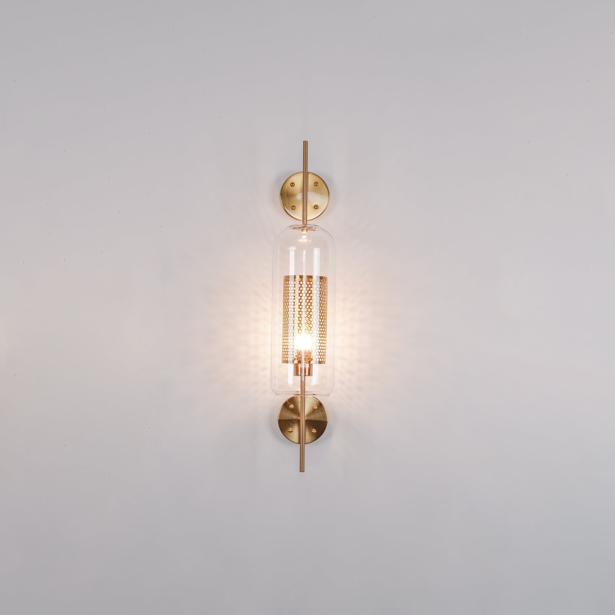 Peta Premium Nordic Art Glass Wall Light-Neutral Decor