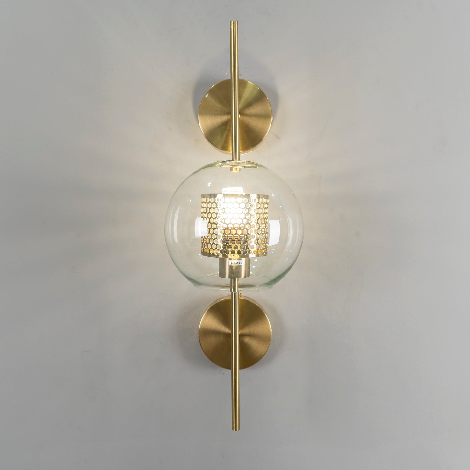 Peta Premium Nordic Art Glass Wall Light-Neutral Decor