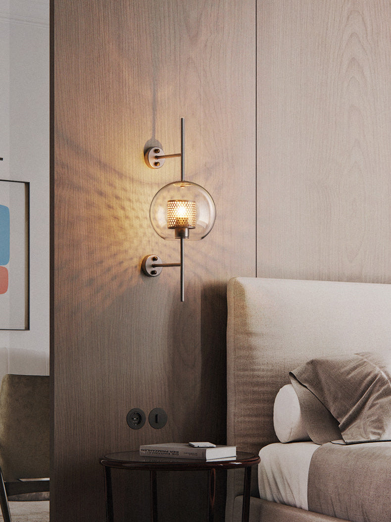 Peta Premium Nordic Art Glass Wall Light-Neutral Decor