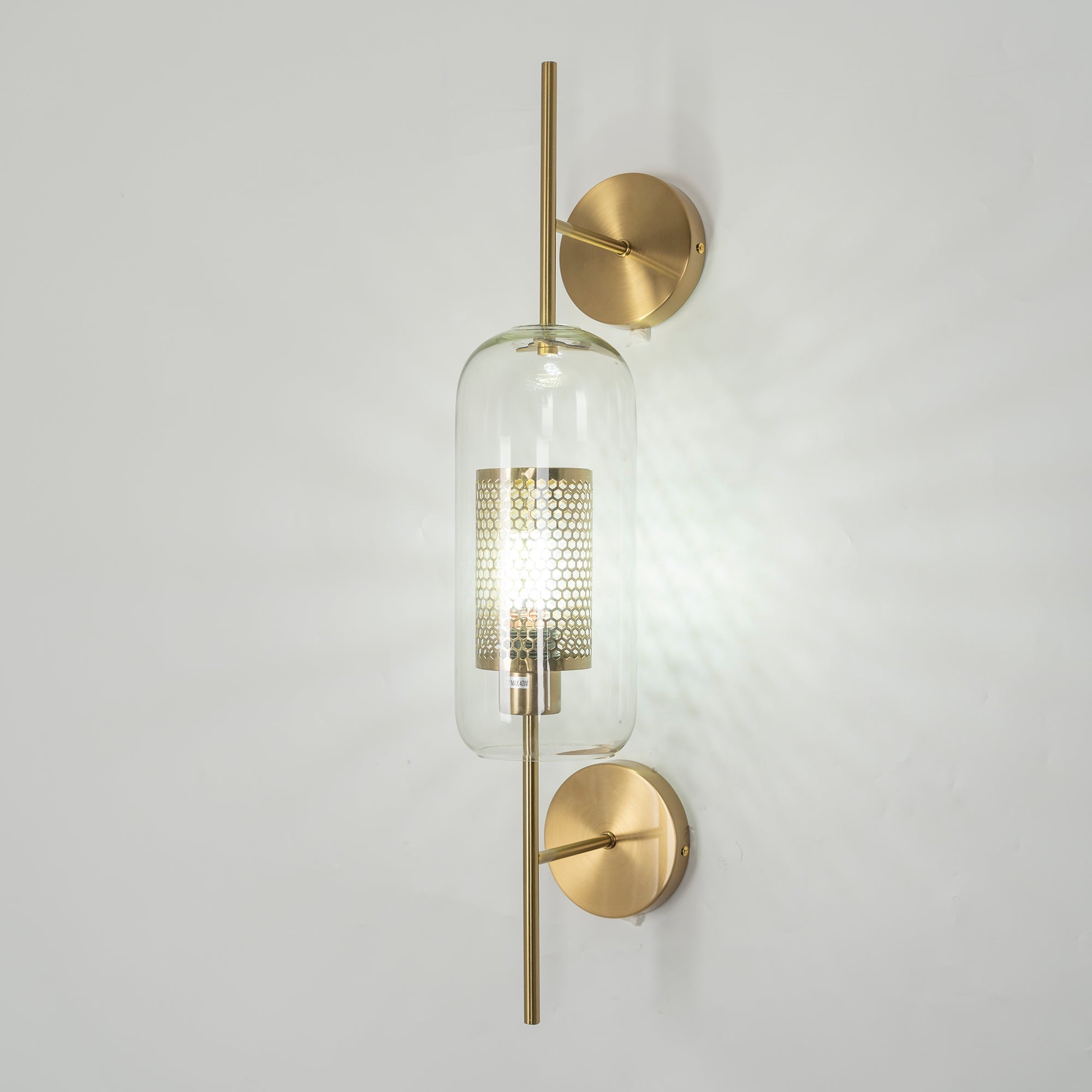 Peta Premium Nordic Art Glass Wall Light-Neutral Decor