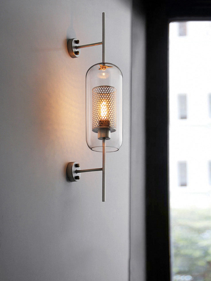 Peta Premium Nordic Art Glass Wall Light-Neutral Decor