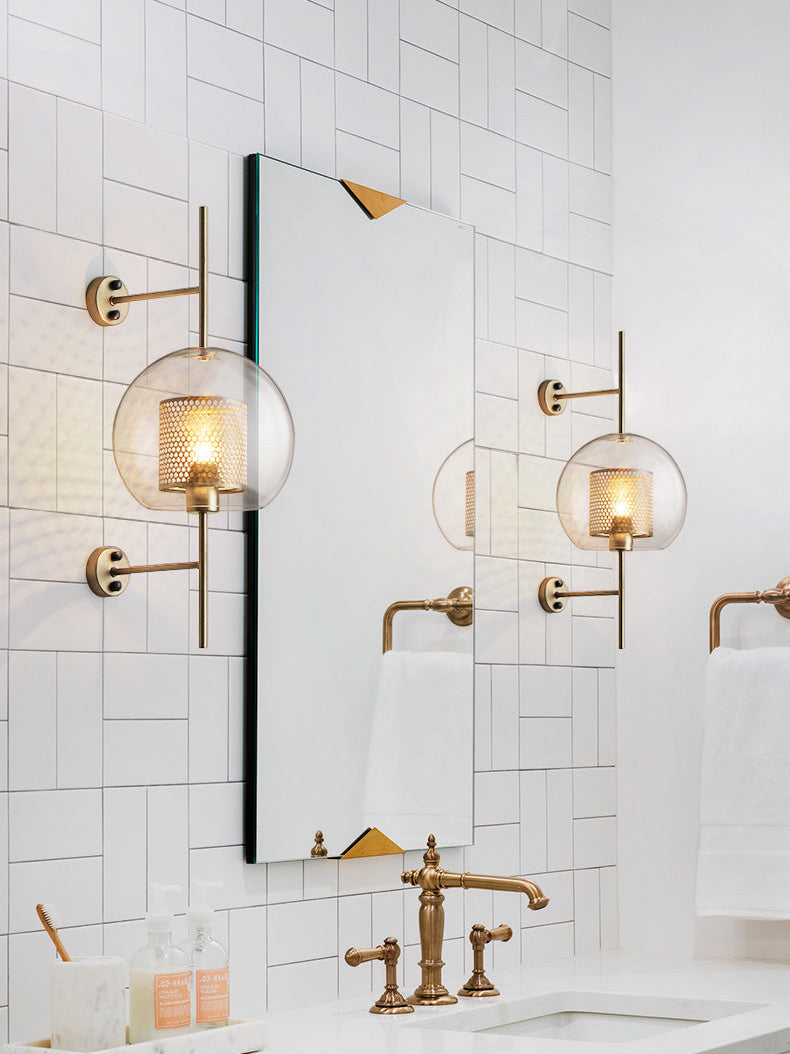 Peta Premium Nordic Art Glass Wall Light-Neutral Decor