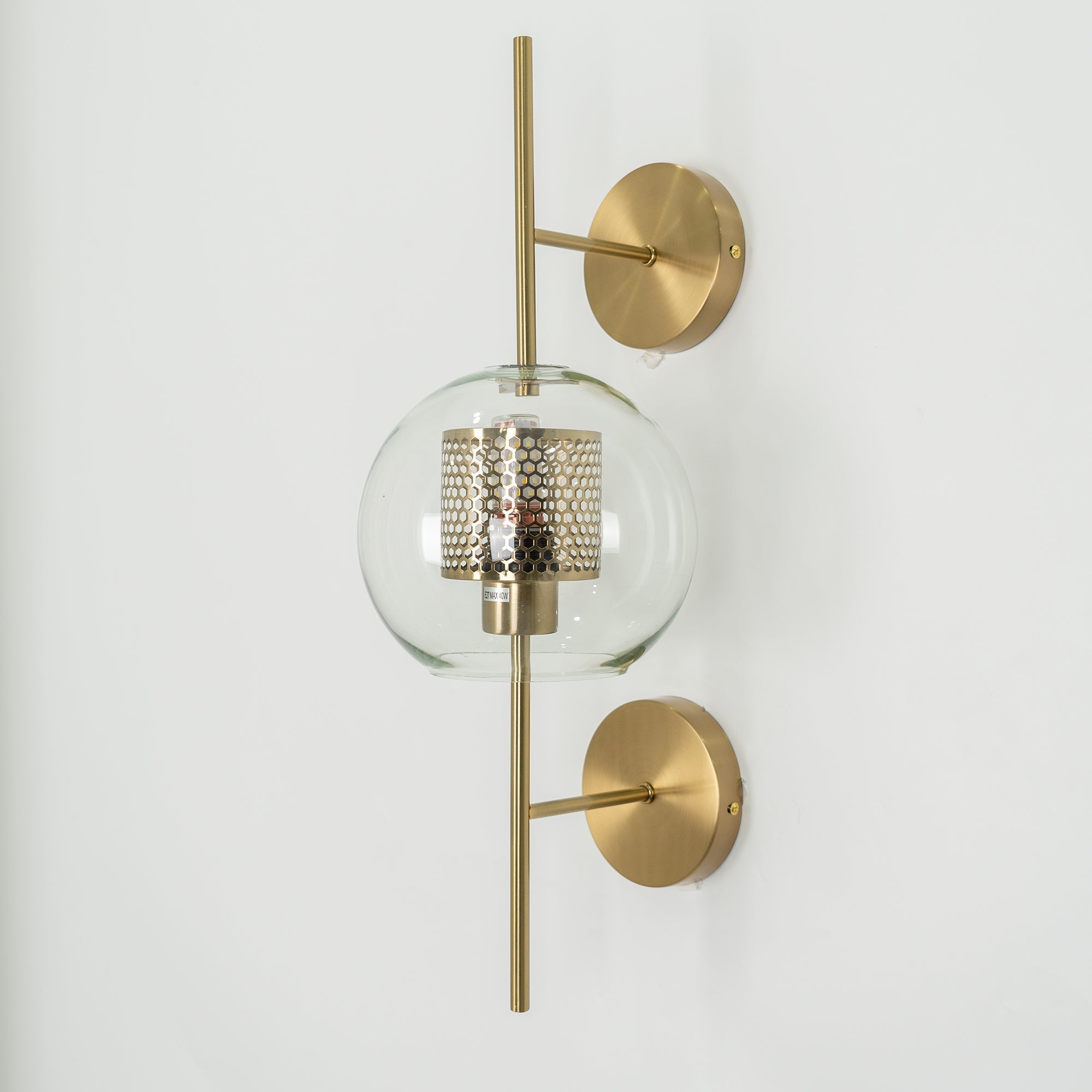 Peta Premium Nordic Art Glass Wall Light-Neutral Decor