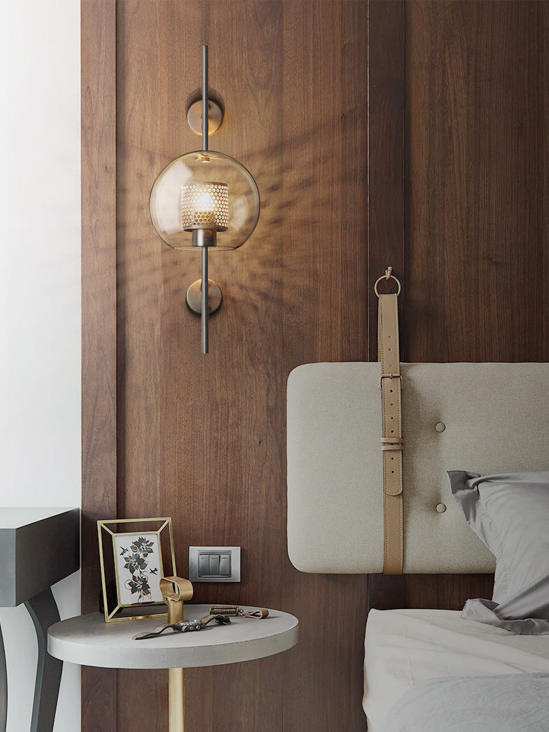 Peta Premium Nordic Art Glass Wall Light-Neutral Decor