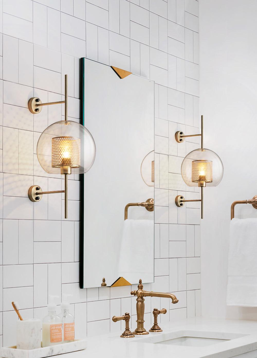 Peta Premium Nordic Art Glass Wall Light-Neutral Decor