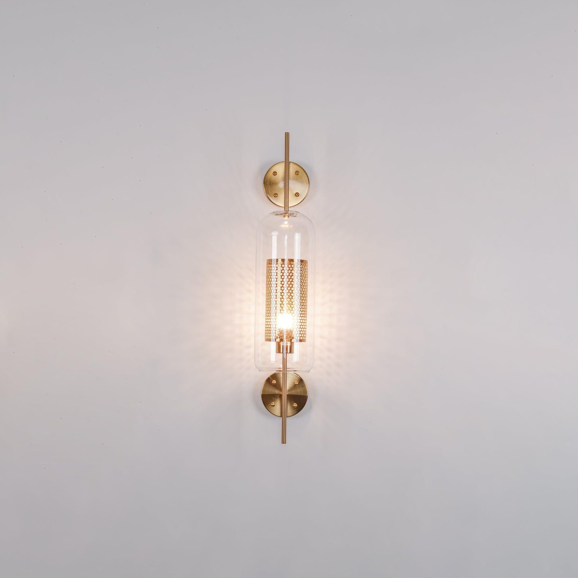 Peta Premium Nordic Art Glass Wall Light-Neutral Decor