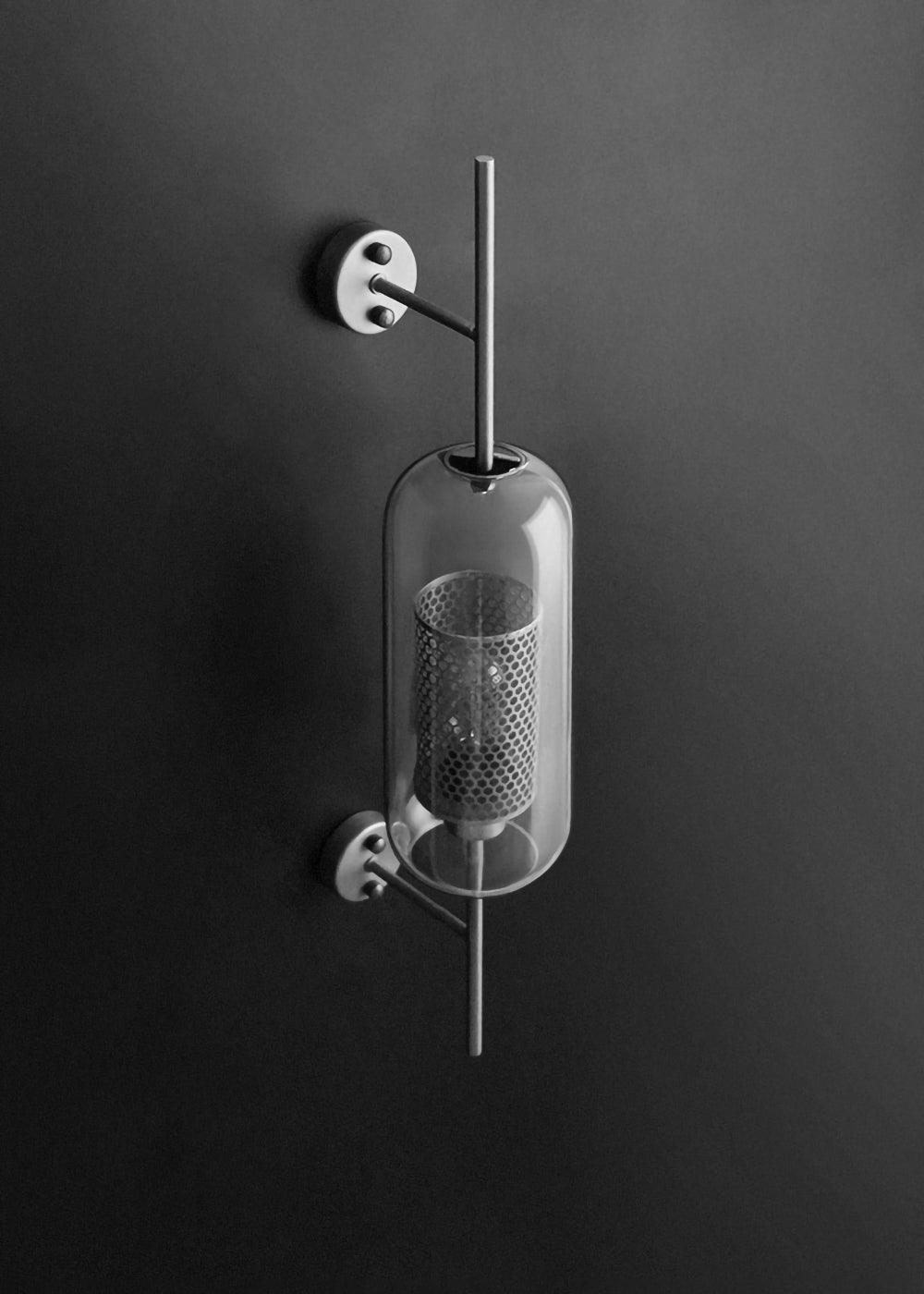 Peta Premium Nordic Art Glass Wall Light-Neutral Decor