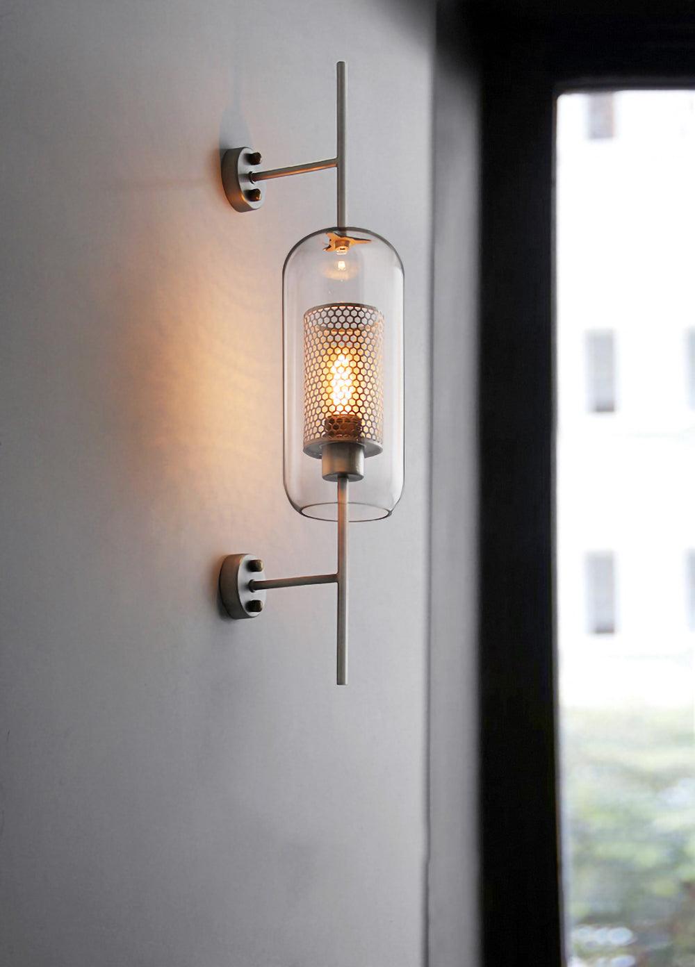 Peta Premium Nordic Art Glass Wall Light-Neutral Decor
