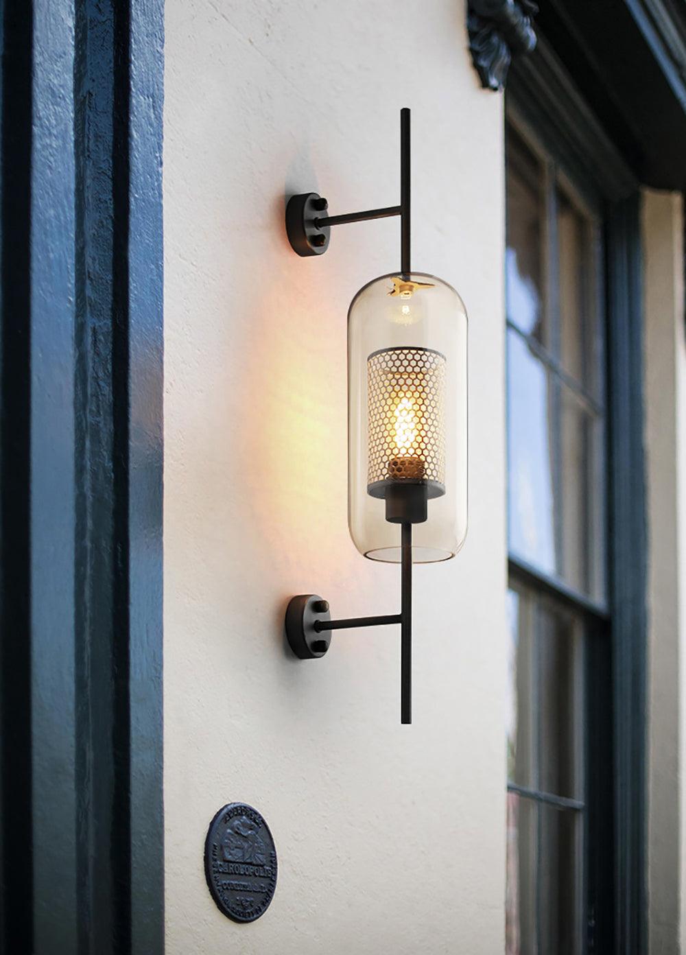 Peta Premium Nordic Art Glass Wall Light-Neutral Decor