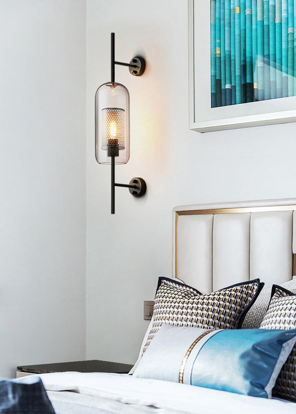 Peta Premium Nordic Art Glass Wall Light-Neutral Decor