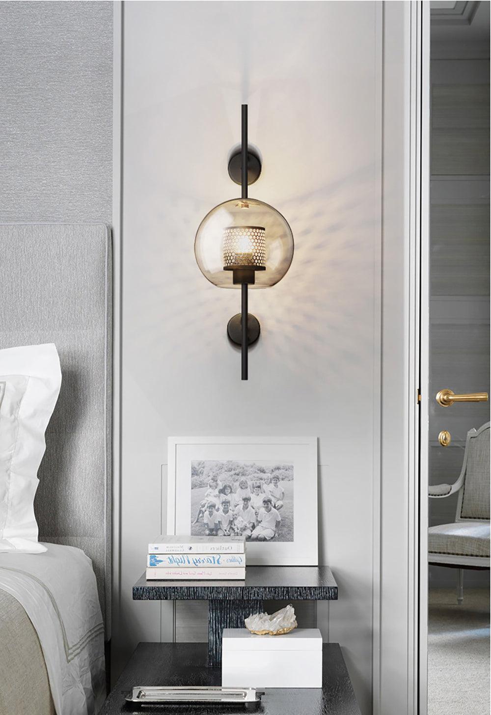 Peta Premium Nordic Art Glass Wall Light-Neutral Decor