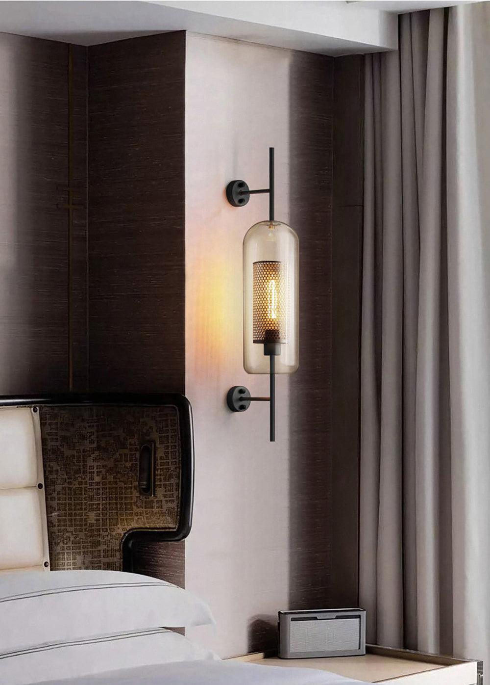 Peta Premium Nordic Art Glass Wall Light-Neutral Decor