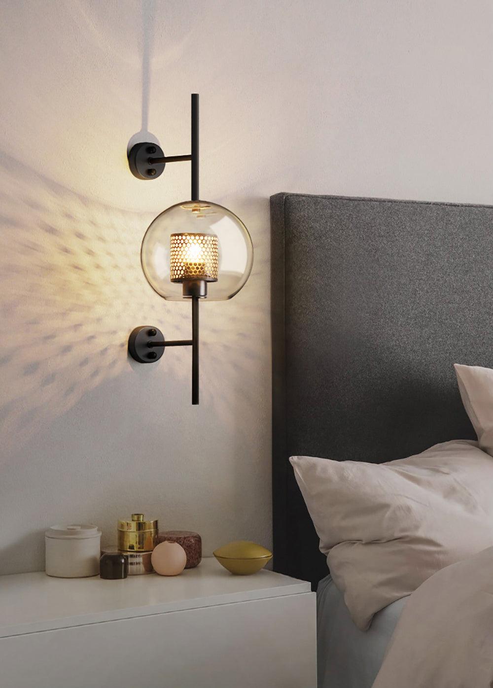 Peta Premium Nordic Art Glass Wall Light-Neutral Decor