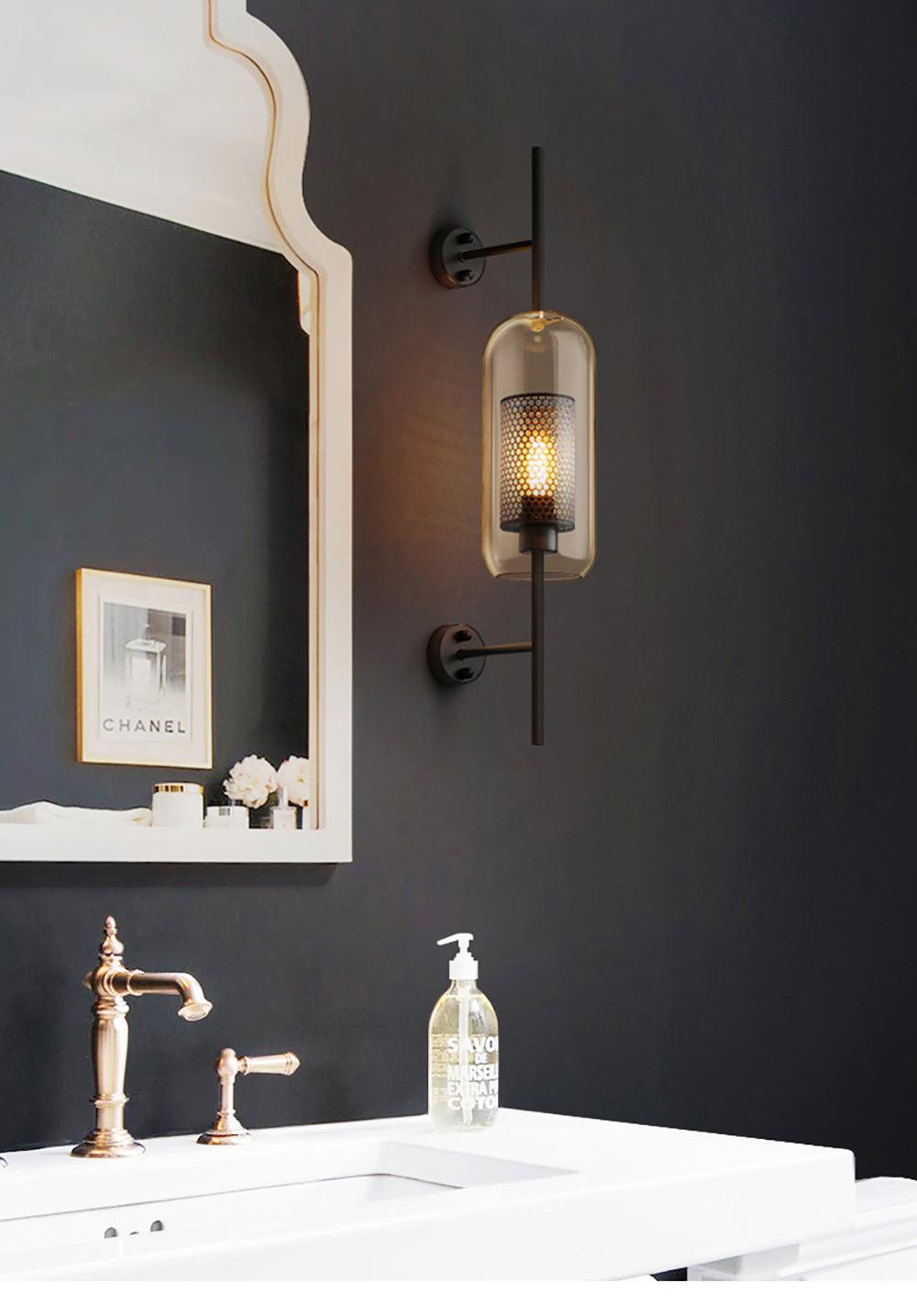 Peta Premium Nordic Art Glass Wall Light-Neutral Decor