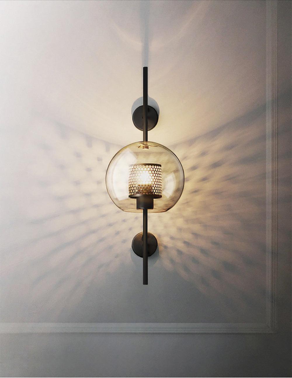 Peta Premium Nordic Art Glass Wall Light-Neutral Decor
