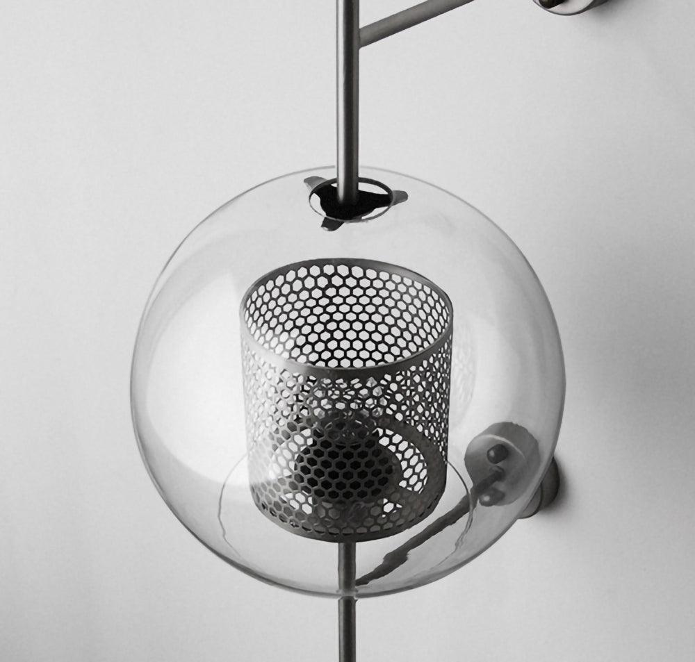 Peta Premium Nordic Art Glass Wall Light-Neutral Decor