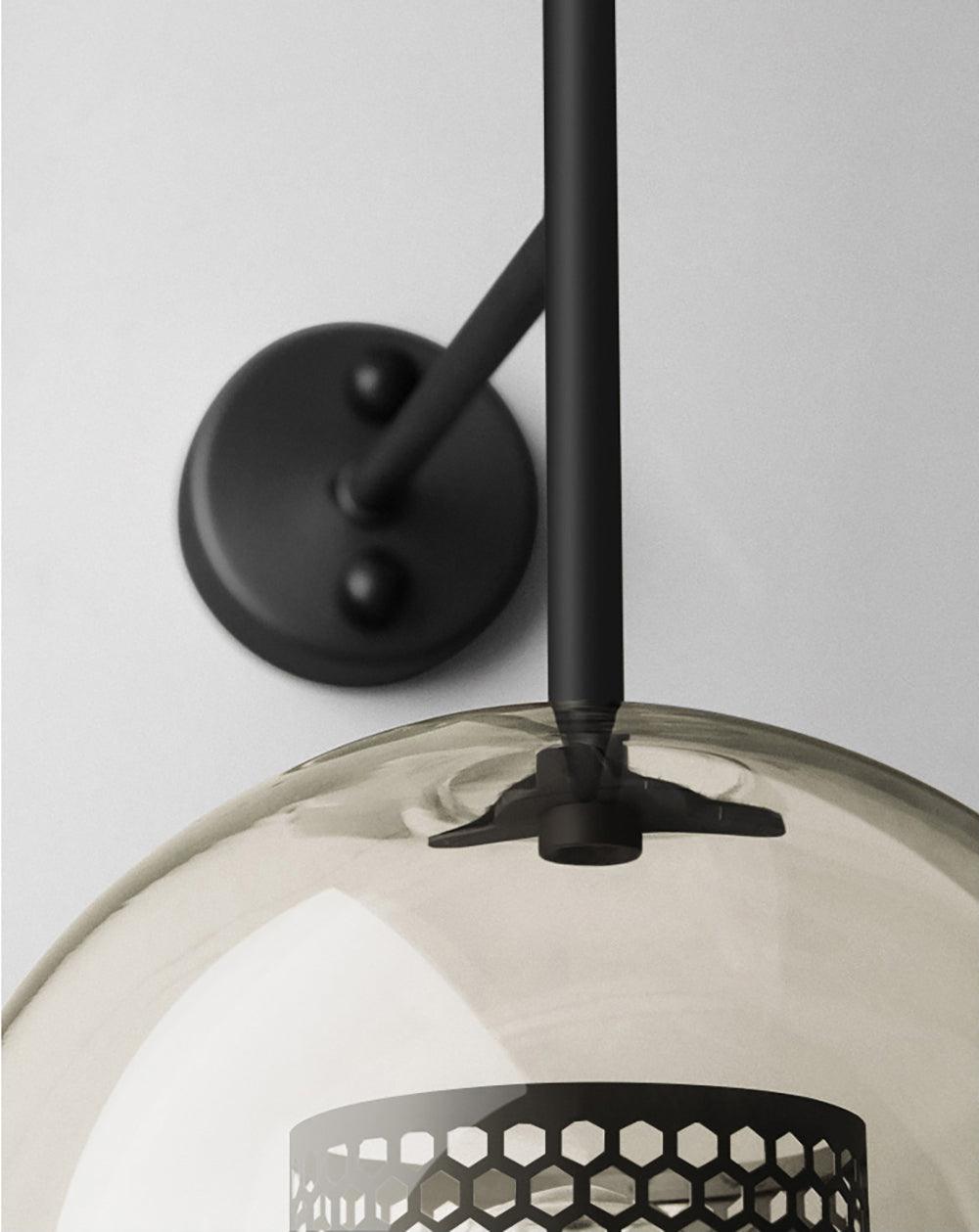 Peta Premium Nordic Art Glass Wall Light-Neutral Decor