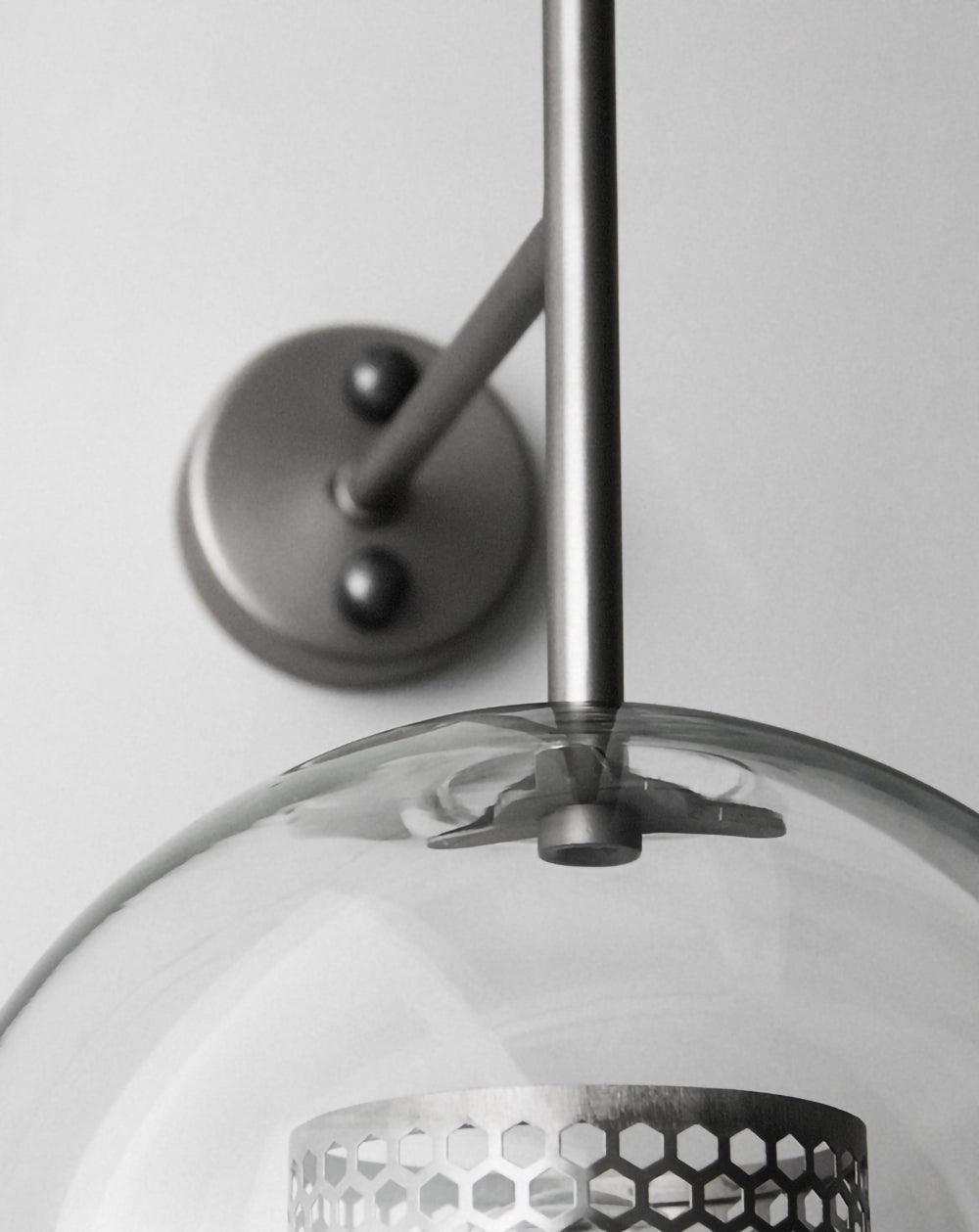 Peta Premium Nordic Art Glass Wall Light-Neutral Decor